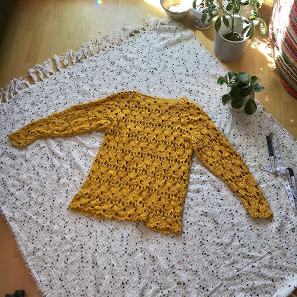 Free People Little Fan Crochet Tunic Sweater - Picture 12 of 14